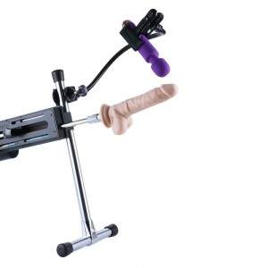 Flexible Vibrator Clamp with Adjustable Length and Angle for Sex Machines