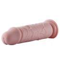 Vibrating Rabbit Dildo with 3XLR Connector for G-spot and Clitoris Stimulation