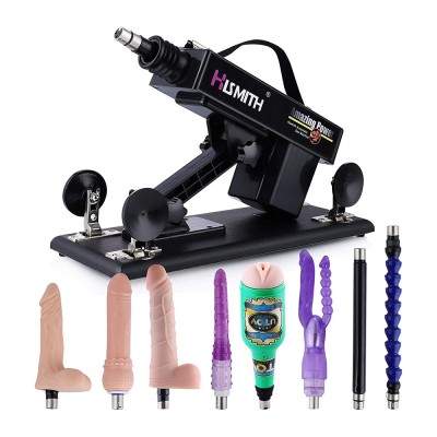 Hismith Rechargeable Male Masturbator for Sex Machine, 3-Speed and 7-Frequency Vibration Modes